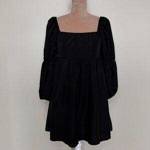 XLURA Women’s Black Babydoll Dress